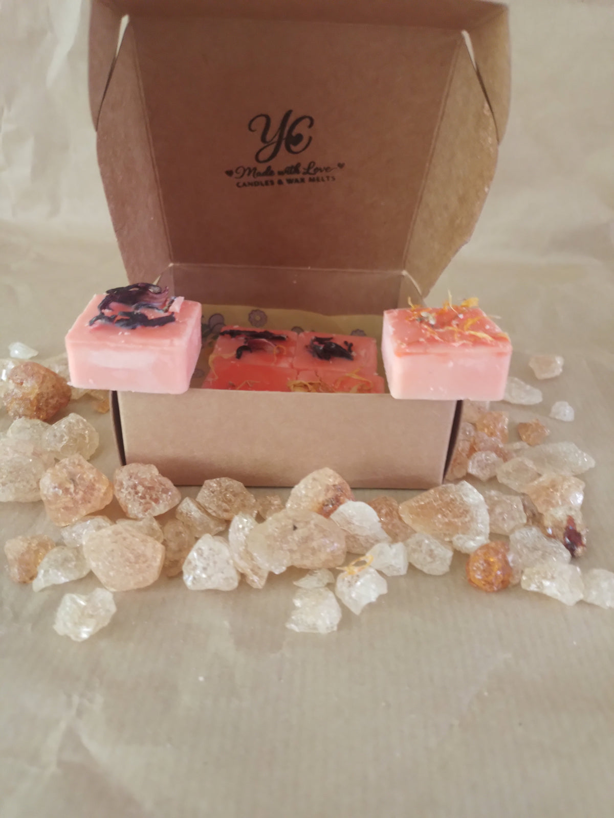 Waxmelts mix gedroogde hibiscus& goudsbloem